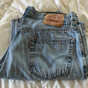 Levi's Blue Straight Jeans with Vintage Appeal